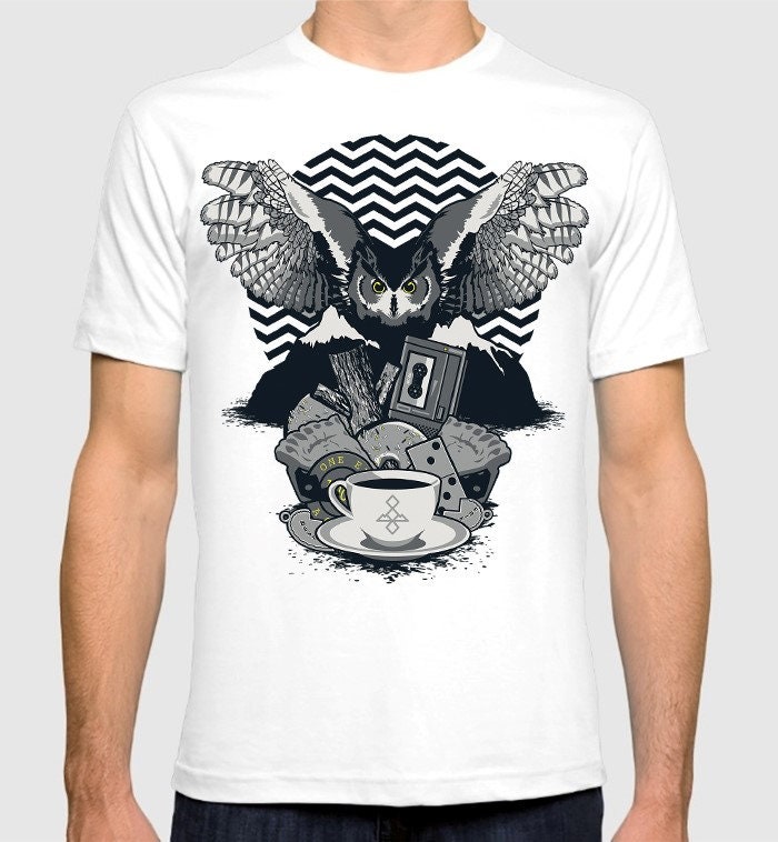 Twin Peaks Owl Art T-Shirt Twin Peaks Owl Art T-Shirt