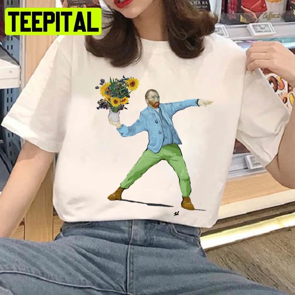 Van Goghsky And The Flowers Unisex T-Shirt Van Goghsky And The Flowers Unisex T-Shirt