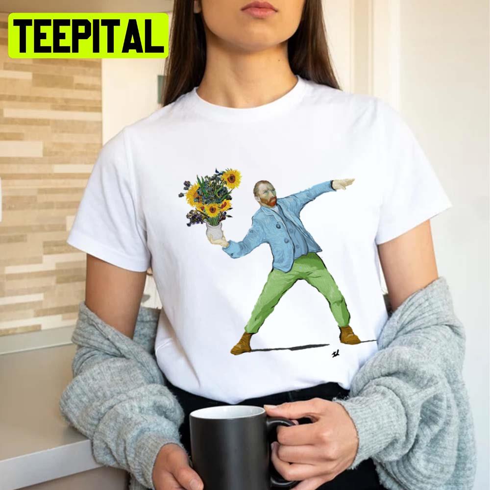 Van Goghsky And The Flowers Unisex T-Shirt Van Goghsky And The Flowers Unisex T-Shirt