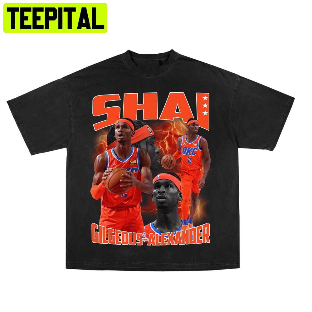 Vintage Art Shai Gilgeous Alexander Unisex T-Shirt Vintage Art Shai Gilgeous Alexander Unisex T-Shirt