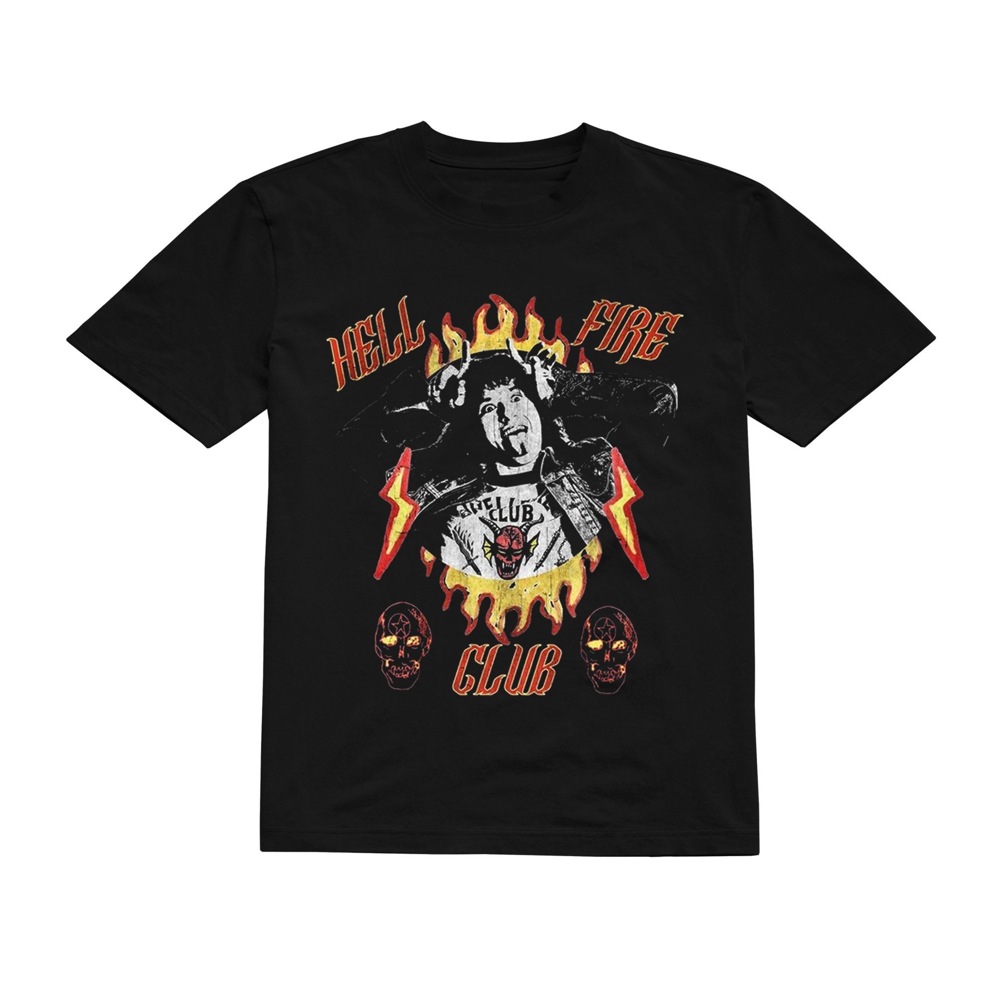 Vintage Eddie Munson Hell Fire Club 90s Style Stranger Things 4 Unisex T-Shirt Vintage Eddie Munson Hell Fire Club 90s Style Stranger Things 4 Unisex T-Shirt