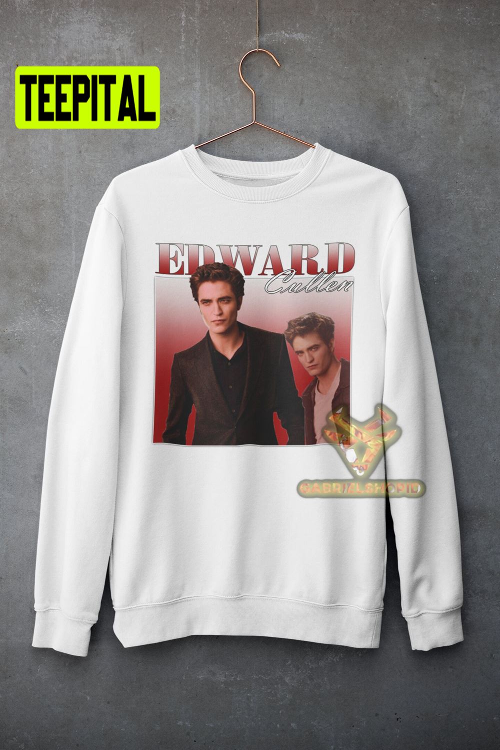 Vintage Edward Cullen Robbert Pattinson Vintage Unisex Sweatshirt Vintage Edward Cullen Robbert Pattinson Vintage Unisex Sweatshirt