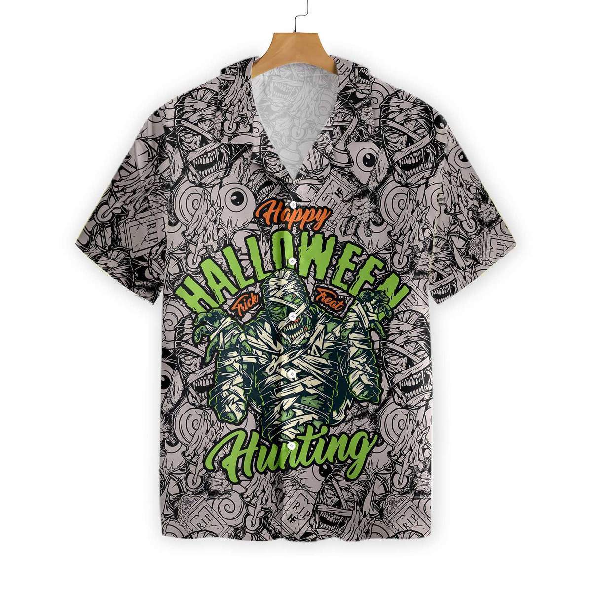 Vintage Scary Mummy 3d All Over Print Summer Button Design For Halloween Hawaii Shirt Vintage Scary Mummy 3d All Over Print Summer Button Design For Halloween Hawaii Shirt
