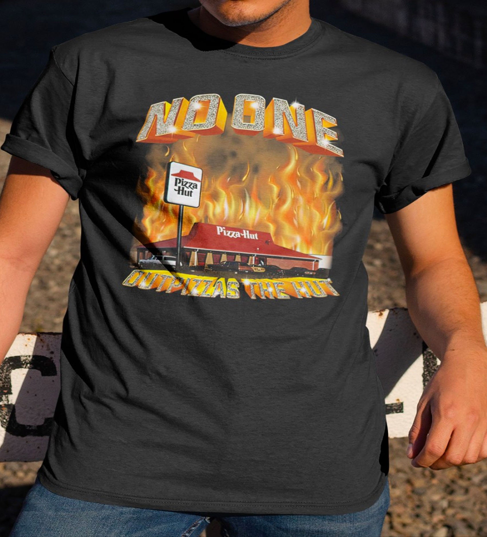 Vintage Shirt That Go Hard No One Outpizzas The Hut Unisex T-Shirt Vintage Shirt That Go Hard No One Outpizzas The Hut Unisex T-Shirt