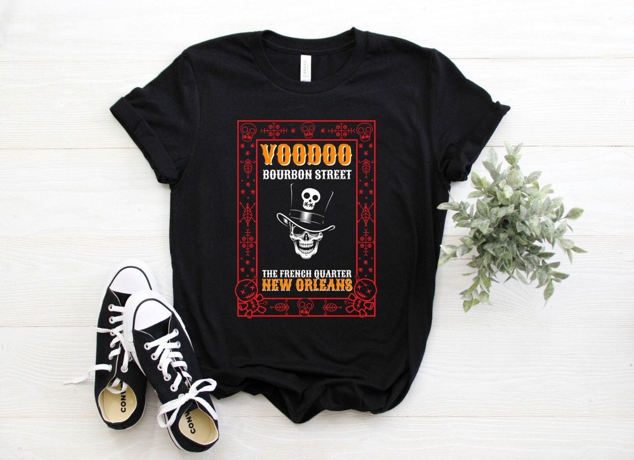Voodoo Scull Funny Mardi Gras Lover Unisex T-Shirt Voodoo Scull Funny Mardi Gras Lover Unisex T-Shirt