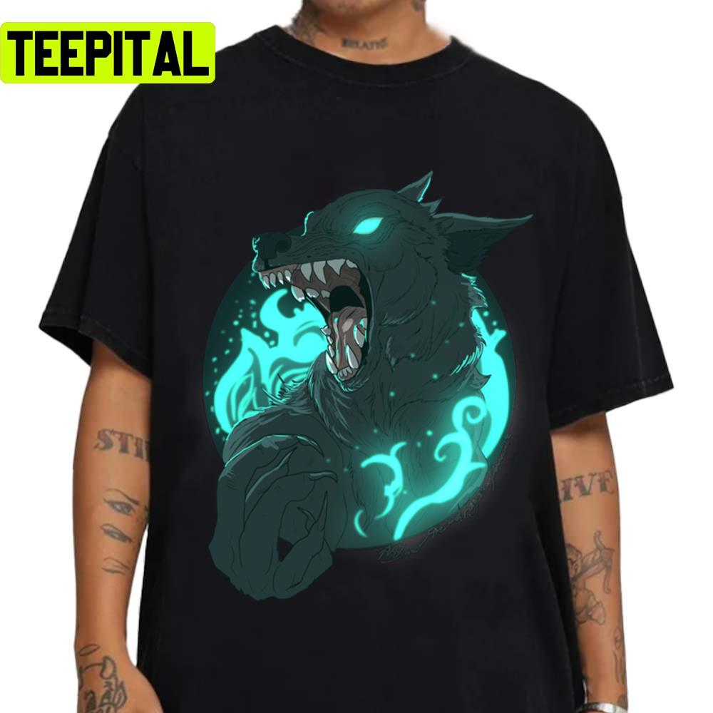 Werewolf And Fire Design Fire And Forgive Inspired Illustration Unisex T-Shirt Werewolf And Fire Design Fire And Forgive Inspired Illustration Unisex T-Shirt