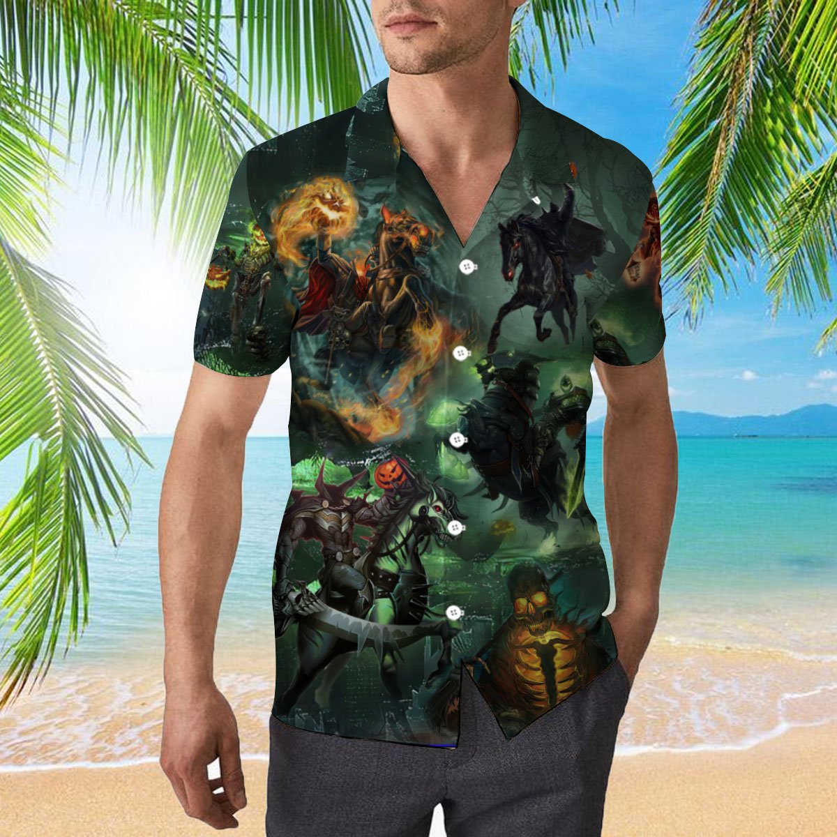 Where Is My Head Pumpkin 3d All Over Print Button Design For Halloween Hawaii Shirt Where Is My Head Pumpkin 3d All Over Print Button Design For Halloween Hawaii Shirt