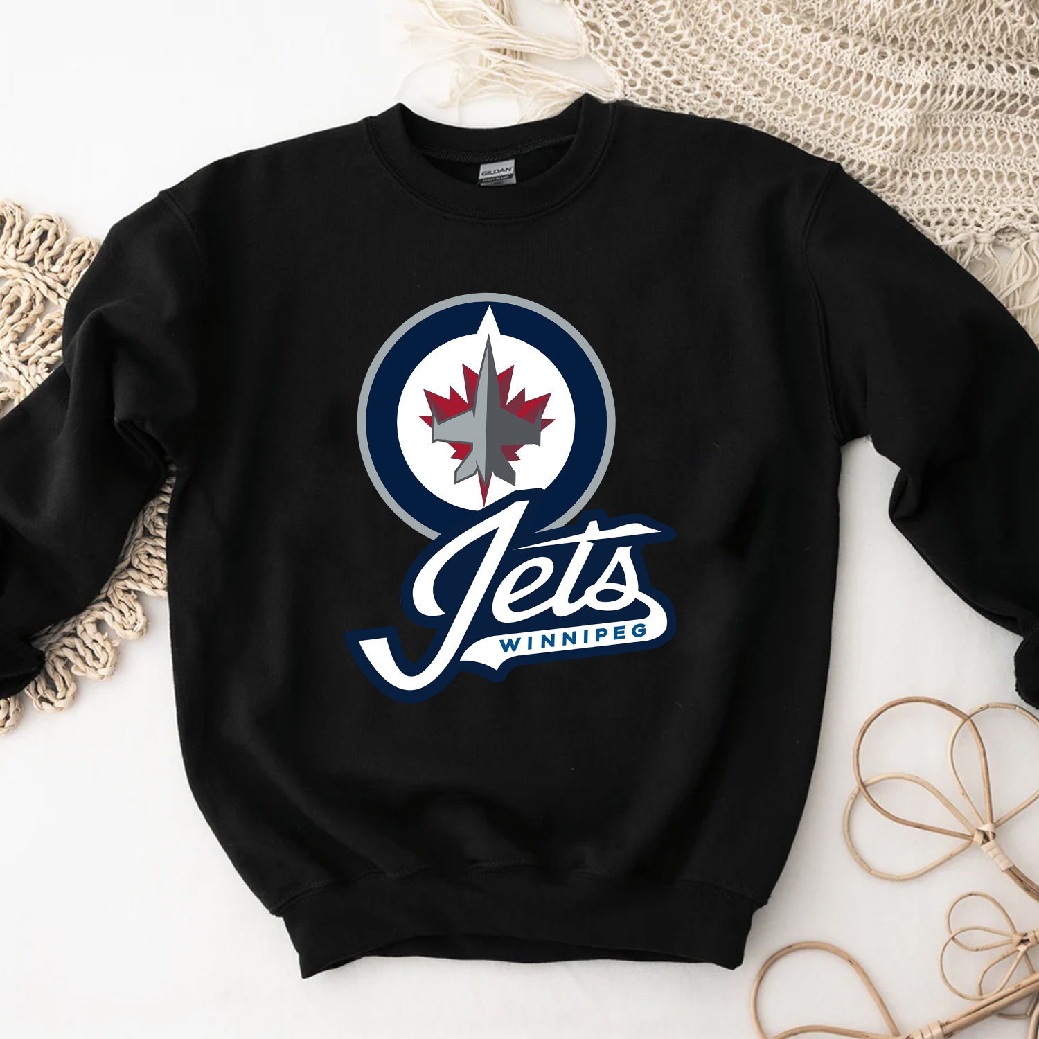 Winnipeg Jets Nhl Ice Hockey Sports Front Back Customized Text Number Unisex T-Shirt Winnipeg Jets Nhl Ice Hockey Sports Front Back Customized Text Number Unisex T-Shirt