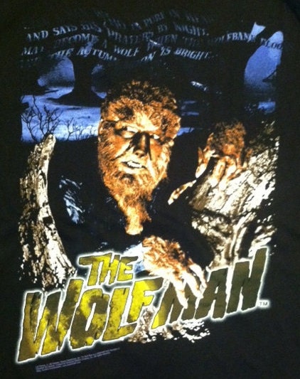 Wolfman Universal Monsters 1990's Shirt Wolfman Universal Monsters 1990's Shirt