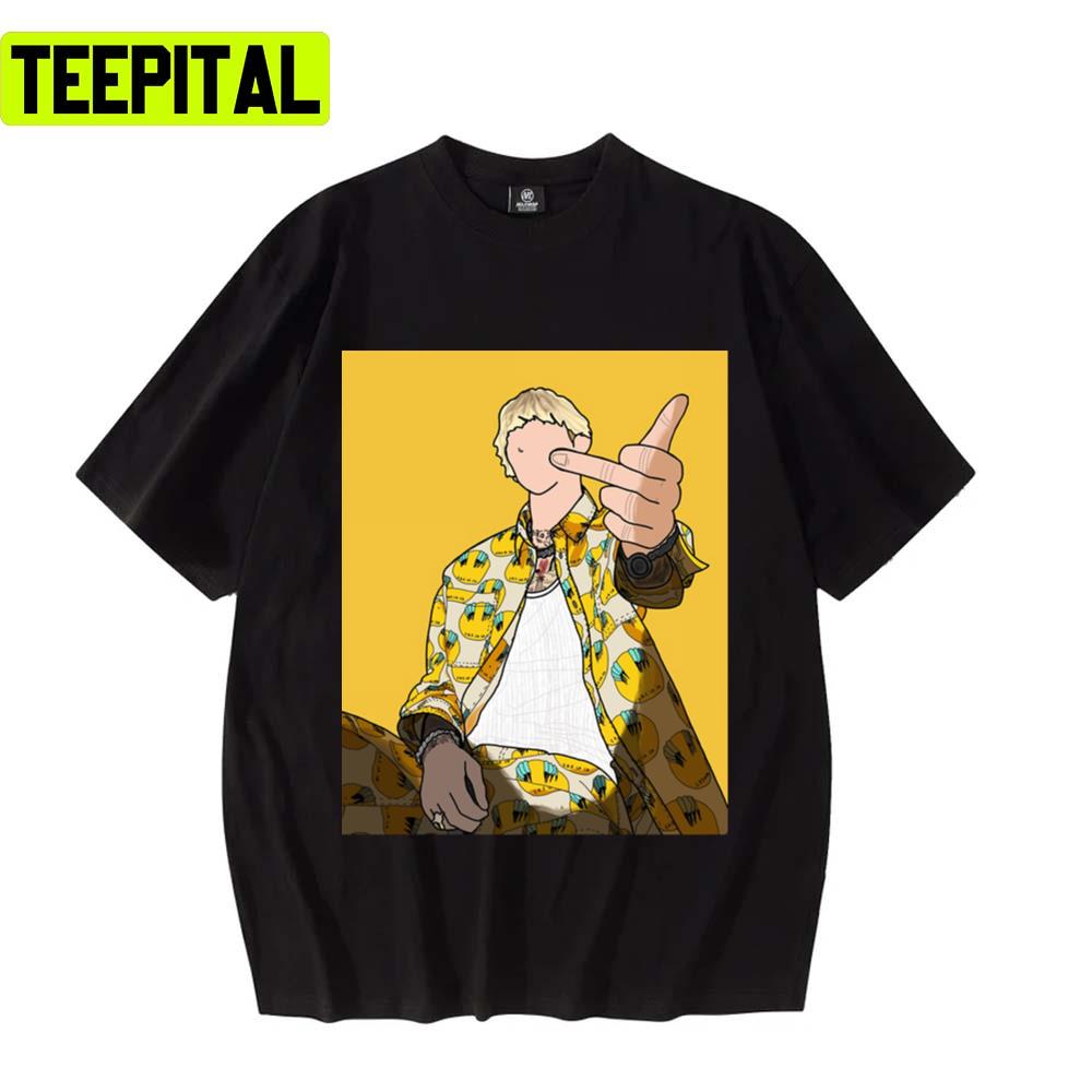 Yellow Art Machine Gun Kelly Mgk Unisex T-Shirt Yellow Art Machine Gun Kelly Mgk Unisex T-Shirt