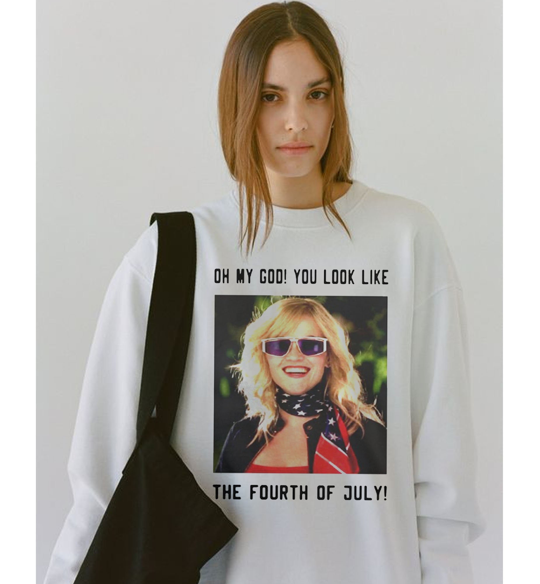 You Look Like The 4th Of July Usa Flag Unisex Sweatshirt You Look Like The 4th Of July Usa Flag Unisex Sweatshirt