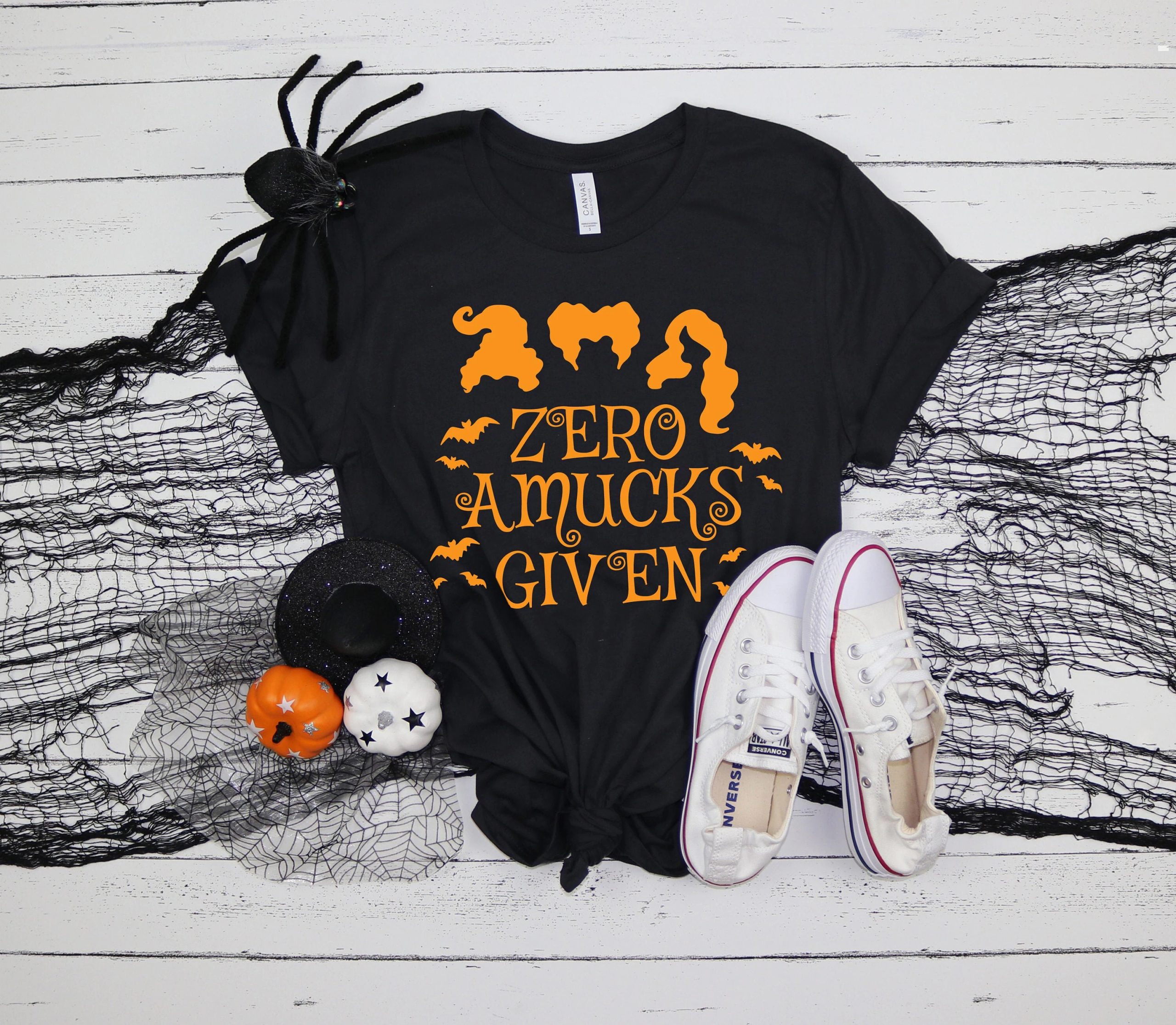 Zero Amucks Given Halloween Party Hocus Pocus Unisex T-Shirt Zero Amucks Given Halloween Party Hocus Pocus Unisex T-Shirt