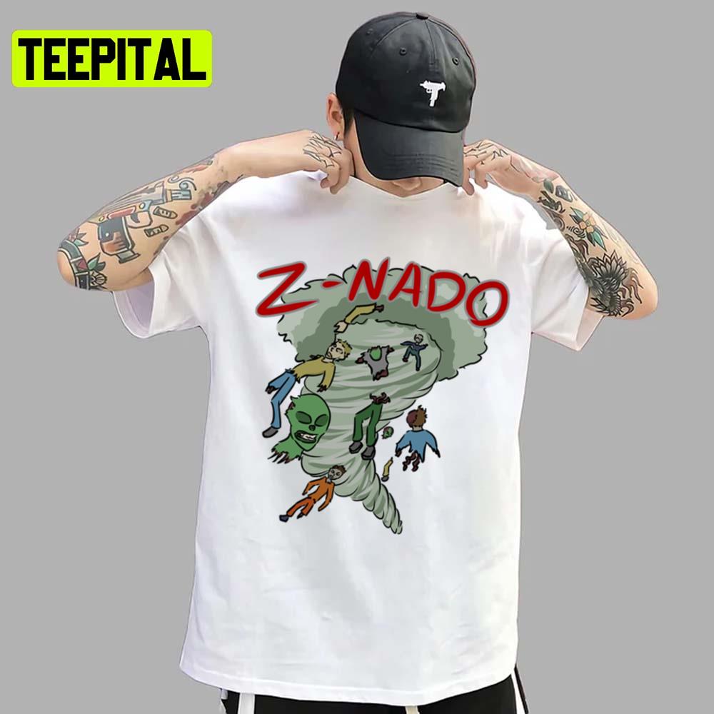 Zombie Tornado Znado Z Nation 10k Unisex T-Shirt Zombie Tornado Znado Z Nation 10k Unisex T-Shirt