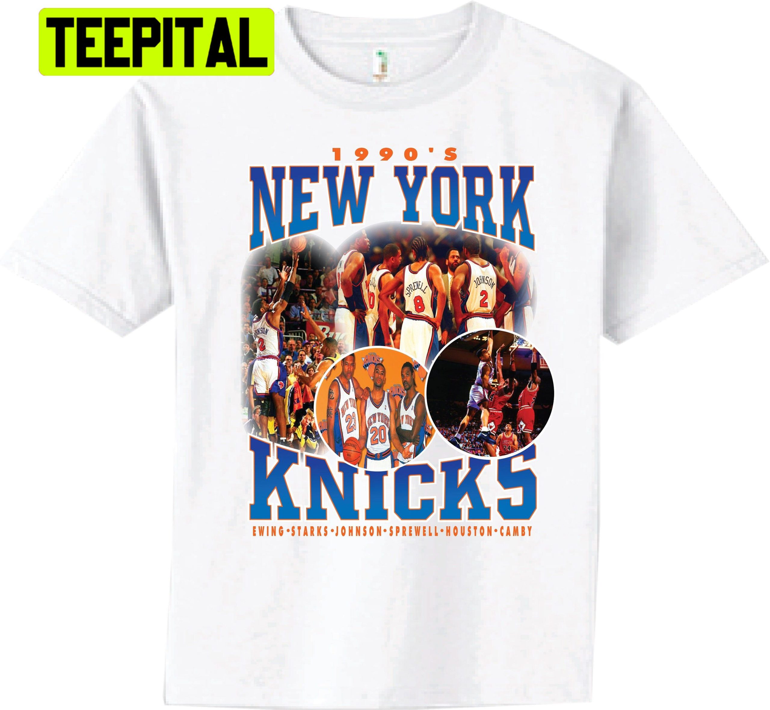 1990s New York Knicks Basketball Trending Unisex T-Shirt 1990s New York Knicks Basketball Trending Unisex T-Shirt