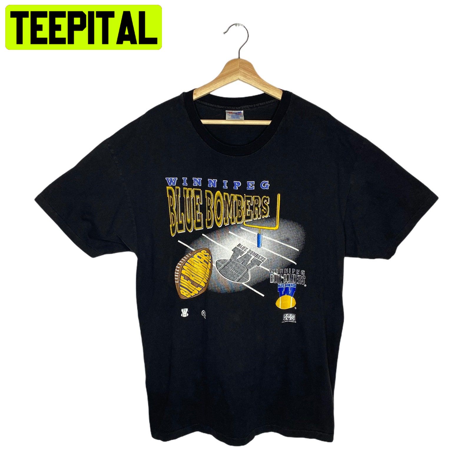 1994 Winnipeg Blue Bombers Single Stitch Football Vintage Trending Unisex T-Shirt 1994 Winnipeg Blue Bombers Single Stitch Football Vintage Trending Unisex T-Shirt