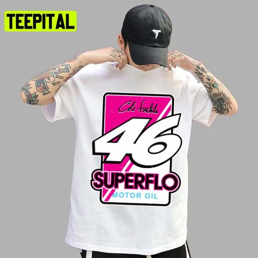 46 Superflo Team Cole Trickle Days Of Thunder Retro Nascar Car Racing Unisex T-Shirt