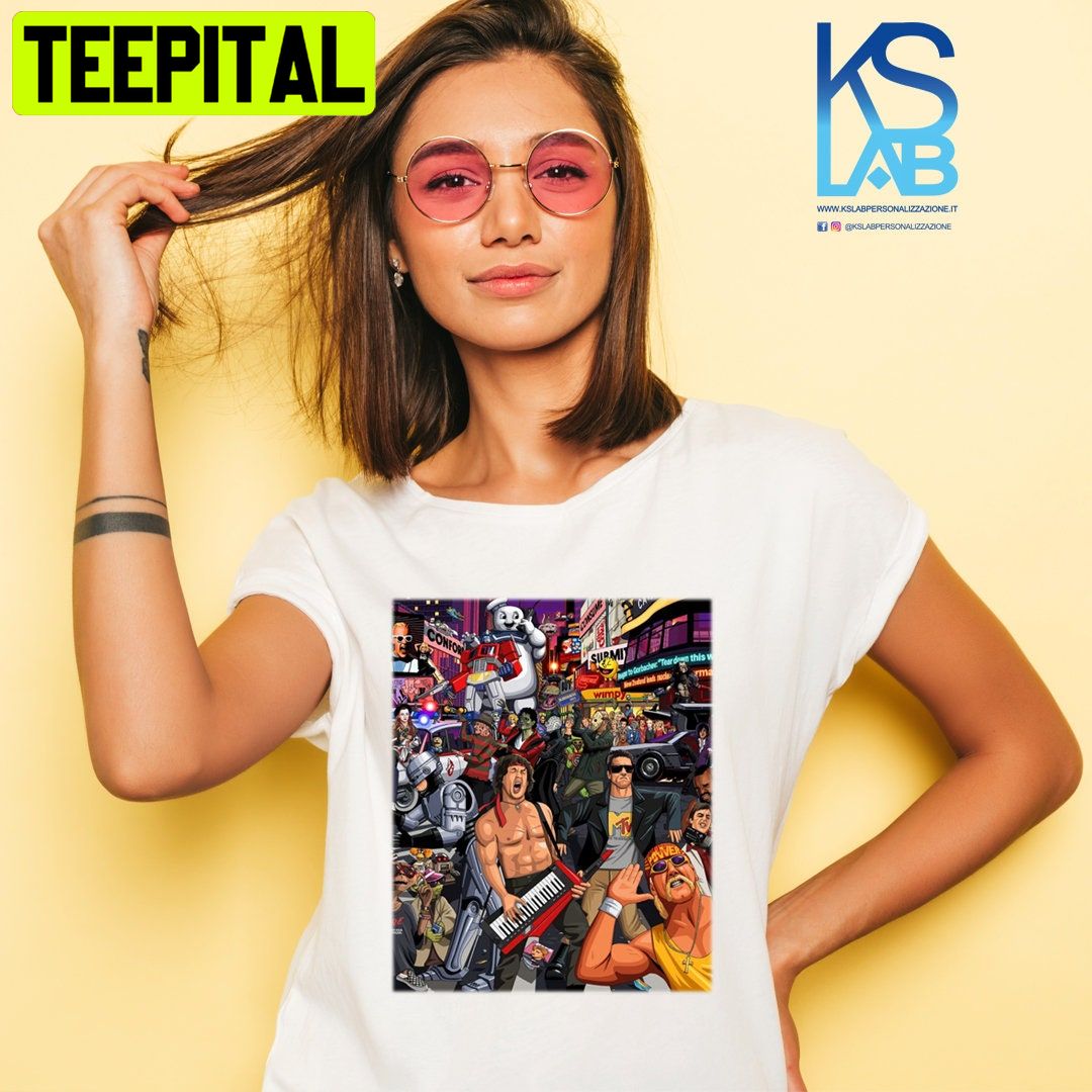 80s Characters Famous Movie Trending Unisex Shirt 80s Characters Famous Movie Trending Unisex Shirt