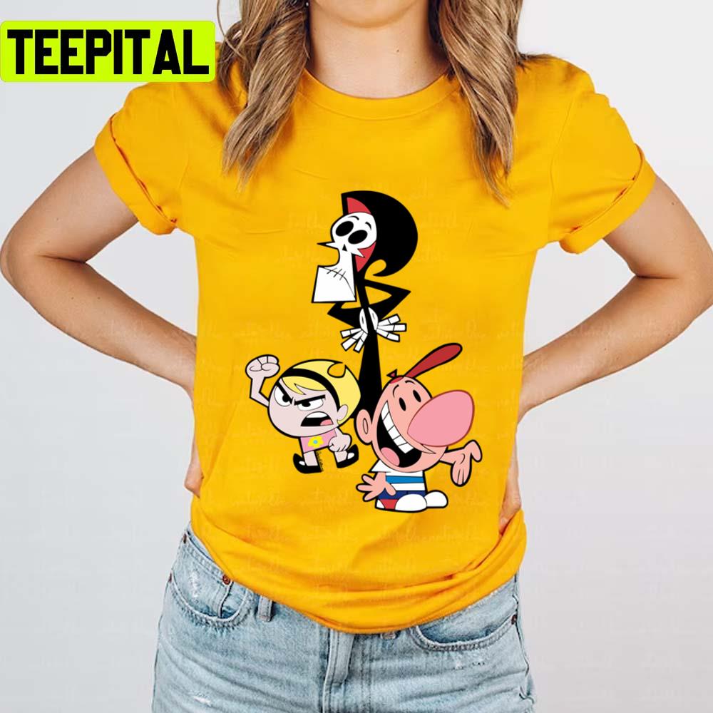 90s Part 17 The Grim Adventures Of Billy & Mandy Unisex T-Shirt 90s Part 17 The Grim Adventures Of Billy & Mandy Unisex T-Shirt