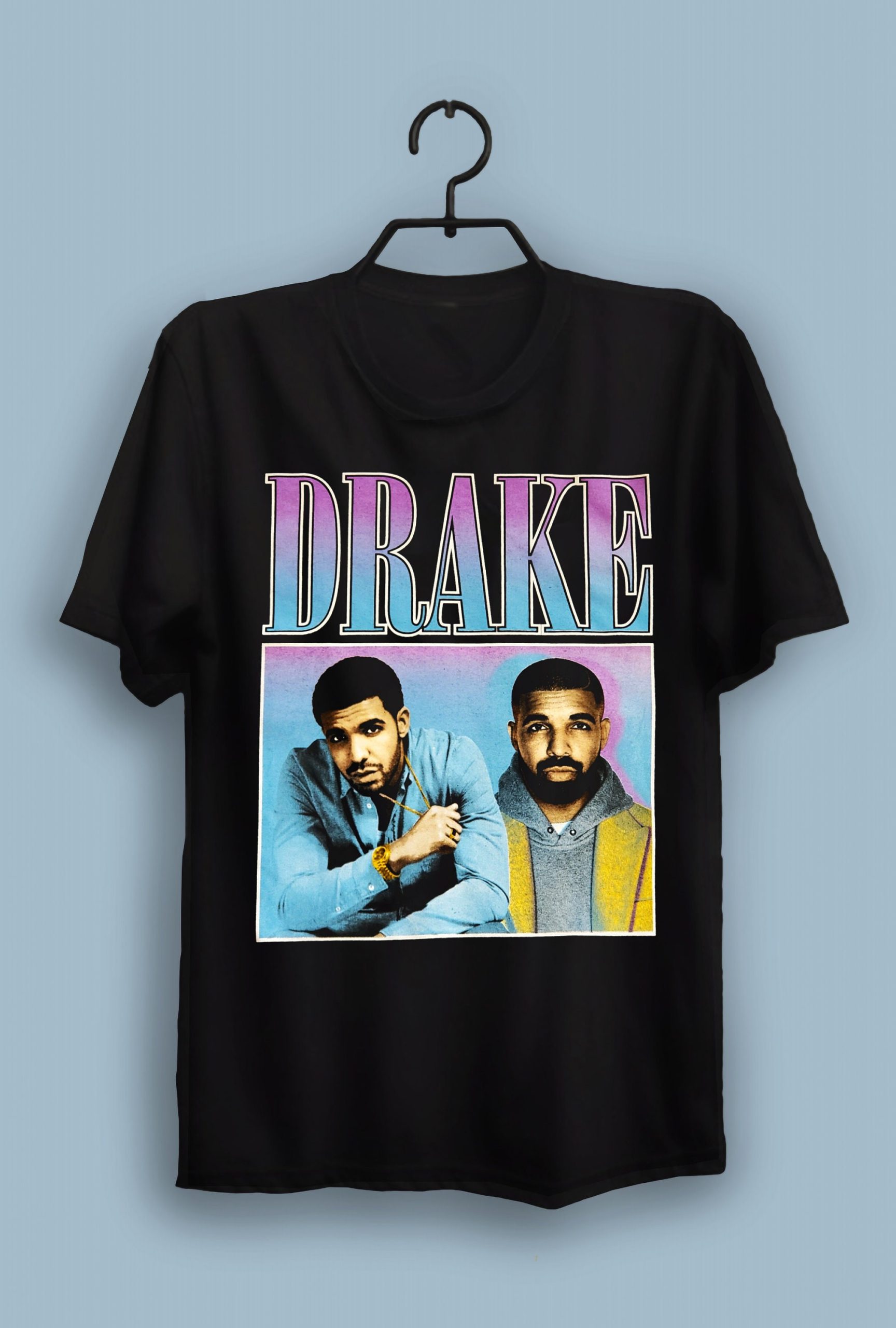 90s Rap Rap Hip Hop Drake Portrait Unisex T-Shirt 90s Rap Rap Hip Hop Drake Portrait Unisex T-Shirt