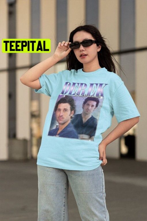 90s Vintage Derek Shepherd Grey’s Anatomy Tv Series Unisex Shirt