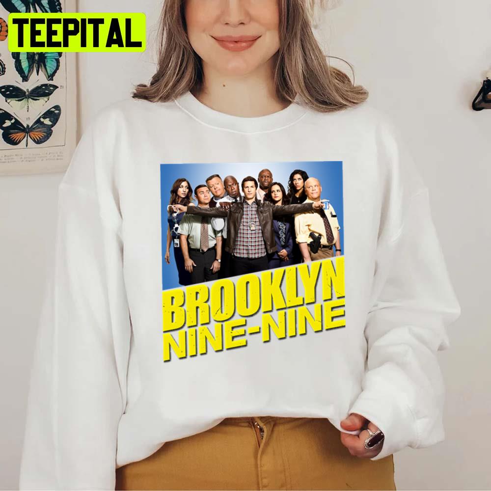 99 Cast And Logo Brooklyn Nine Nine Unisex Sweatshirt 99 Cast And Logo Brooklyn Nine Nine Unisex Sweatshirt