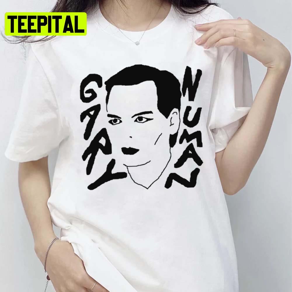 Aesthetic Design New Wave Gary Numan Unisex T-Shirt Aesthetic Design New Wave Gary Numan Unisex T-Shirt