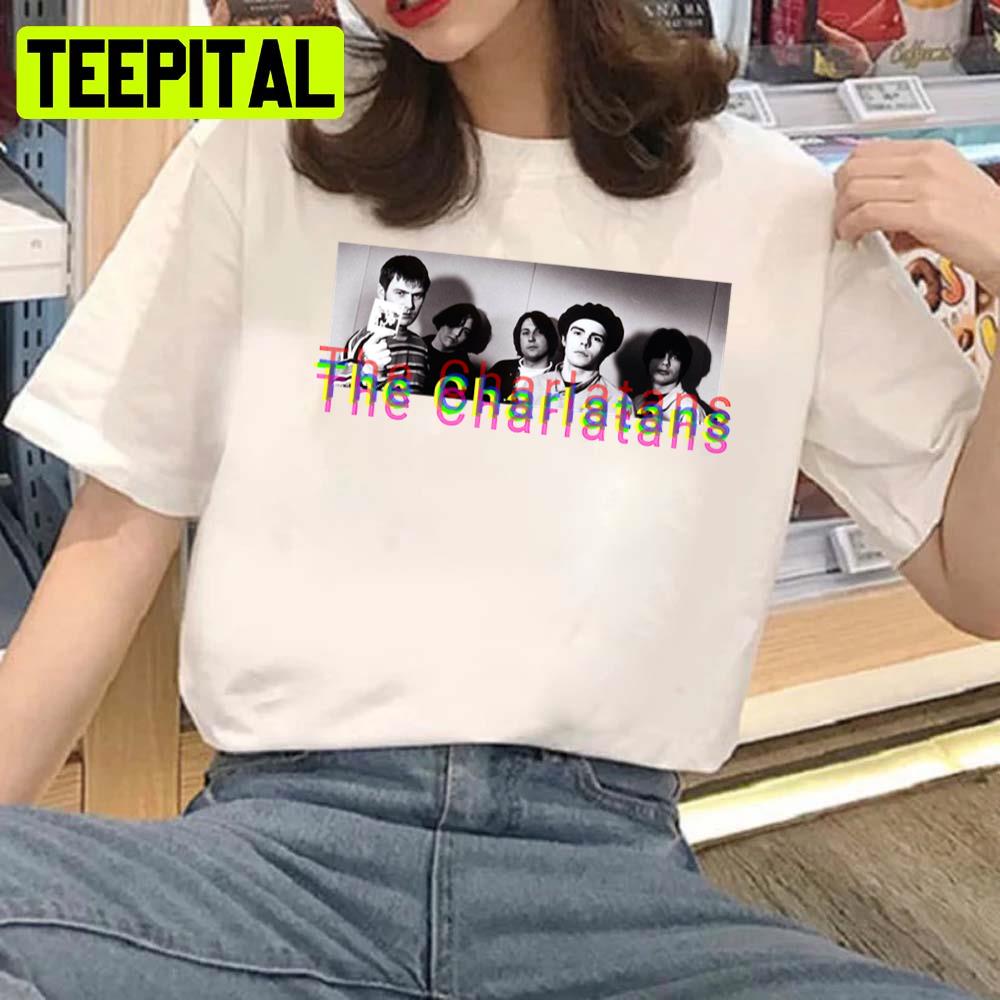 Aesthetic Design Of 2 The Charlatans Unisex T-Shirt Aesthetic Design Of 2 The Charlatans Unisex T-Shirt