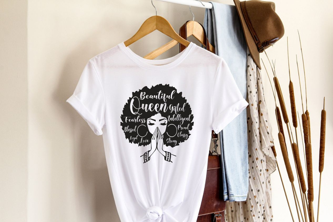 Afro Woman Praying Shirt Afro Woman Praying Shirt