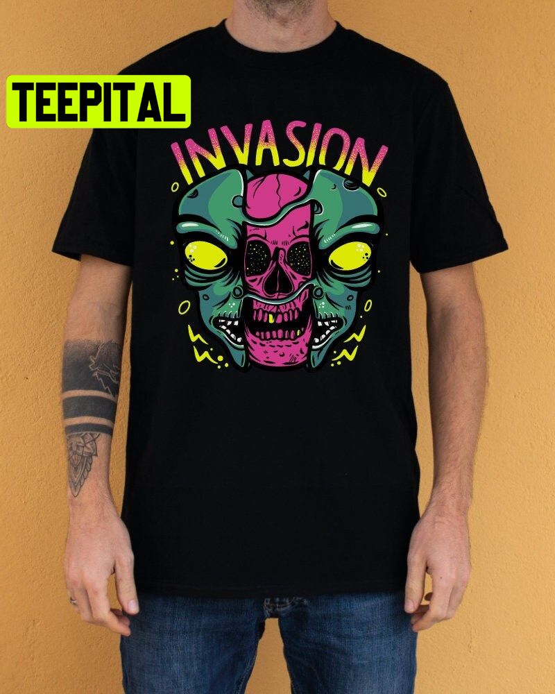 Alien Invasion Pop Art Trending Unisex Shirt Alien Invasion Pop Art Trending Unisex Shirt