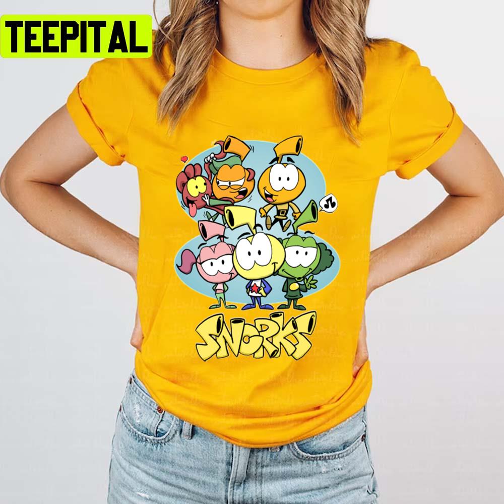 All Characters The Snorks Unisex T-Shirt All Characters The Snorks Unisex T-Shirt