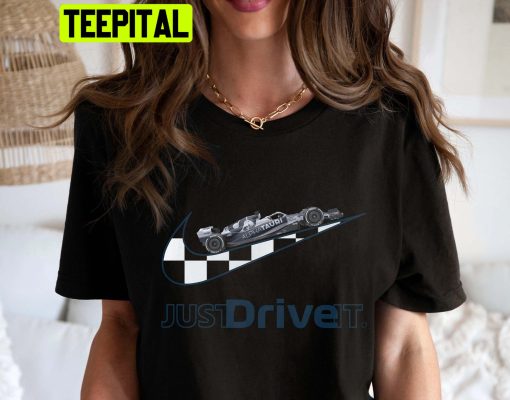Alphatauri Just Drive It Nike Logo Graphic Unisex Shirt