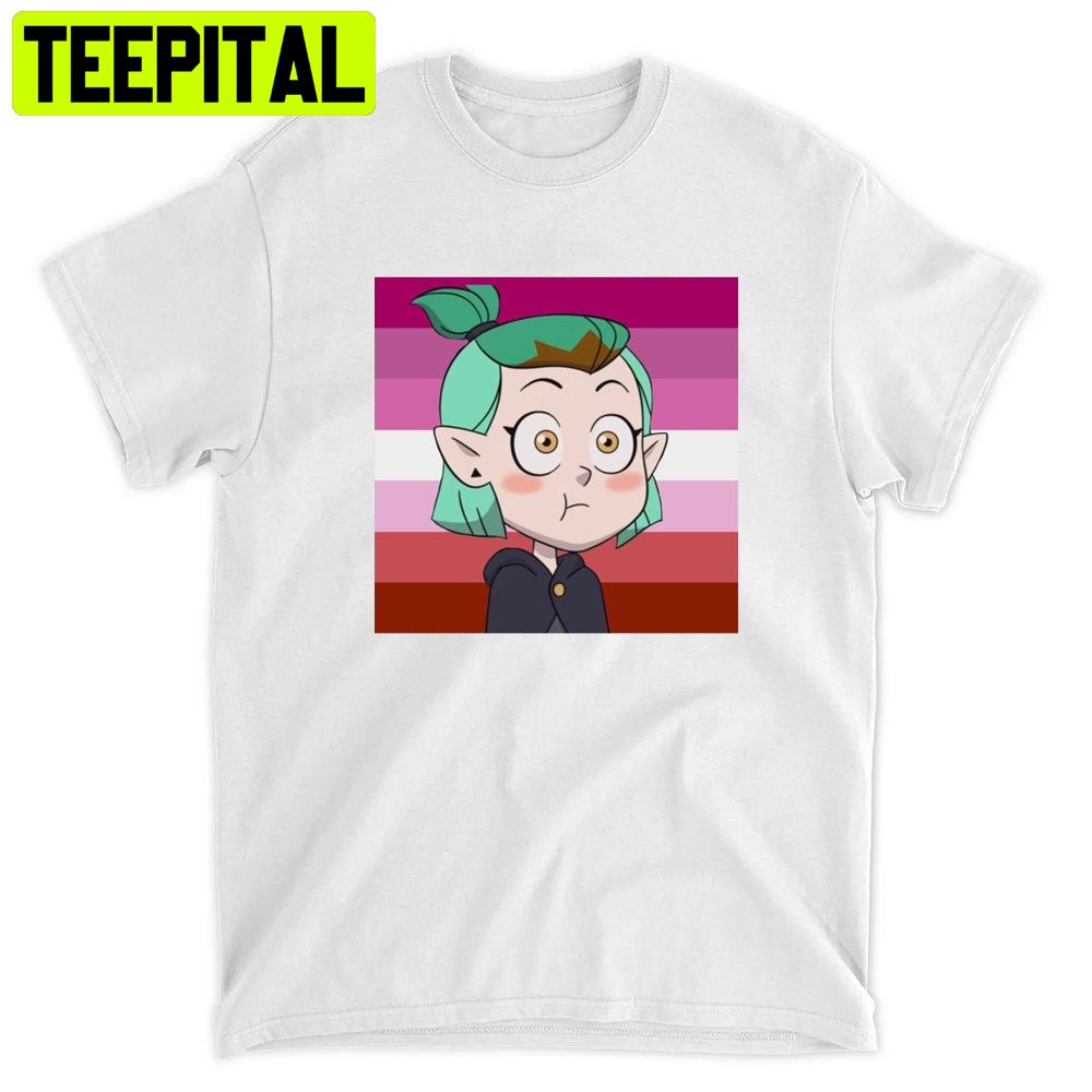 Amity Blight Lesbian Flag The Owl House Lgbtq+ Trending Unisex Shirt Amity Blight Lesbian Flag The Owl House Lgbtq+ Trending Unisex Shirt