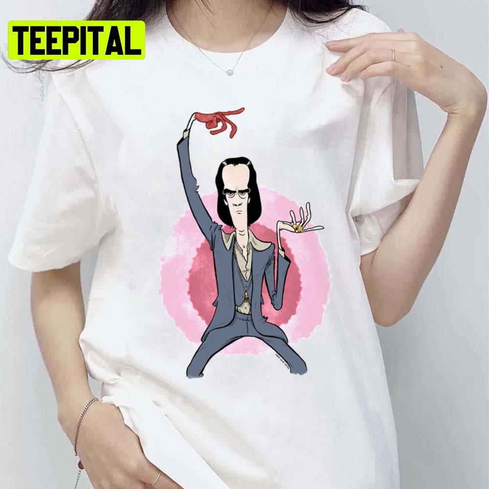 Animated Chibi Art Nick Cave Unisex T-Shirt Animated Chibi Art Nick Cave Unisex T-Shirt
