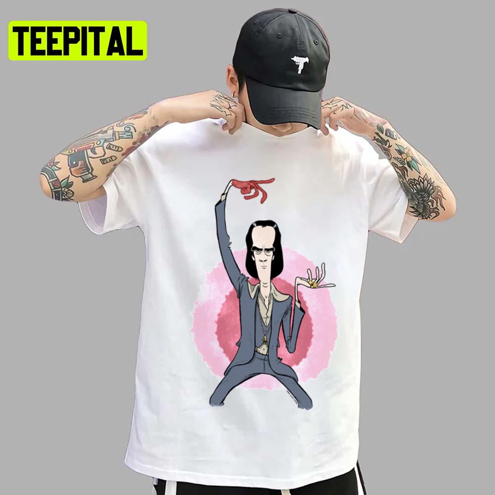 Animated Chibi Art Nick Cave Unisex T-Shirt Animated Chibi Art Nick Cave Unisex T-Shirt
