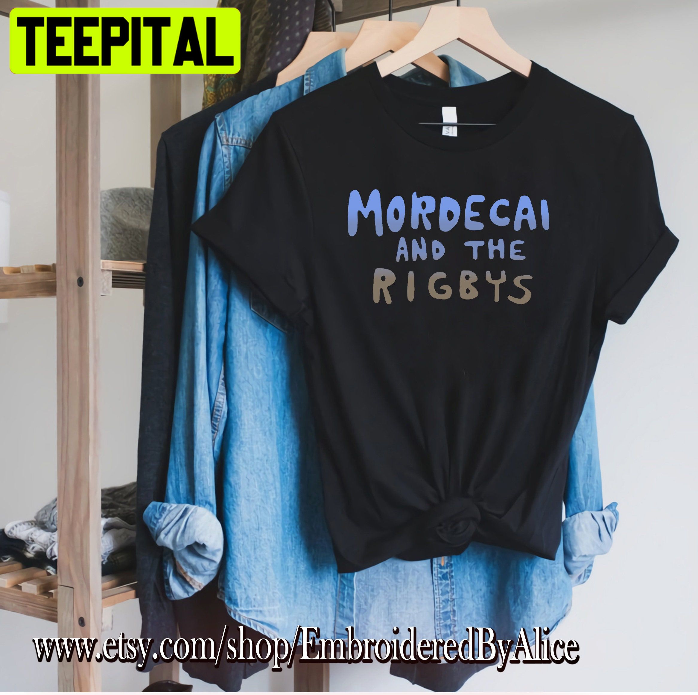 Art Mordecai And The Rigbys Trending Unisex Shirt Art Mordecai And The Rigbys Trending Unisex Shirt