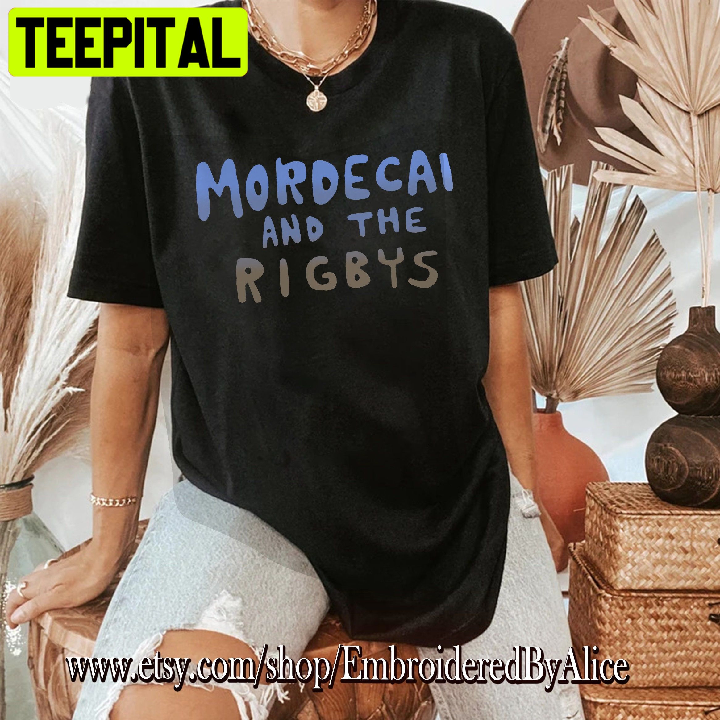 Art Mordecai And The Rigbys Trending Unisex Shirt Art Mordecai And The Rigbys Trending Unisex Shirt