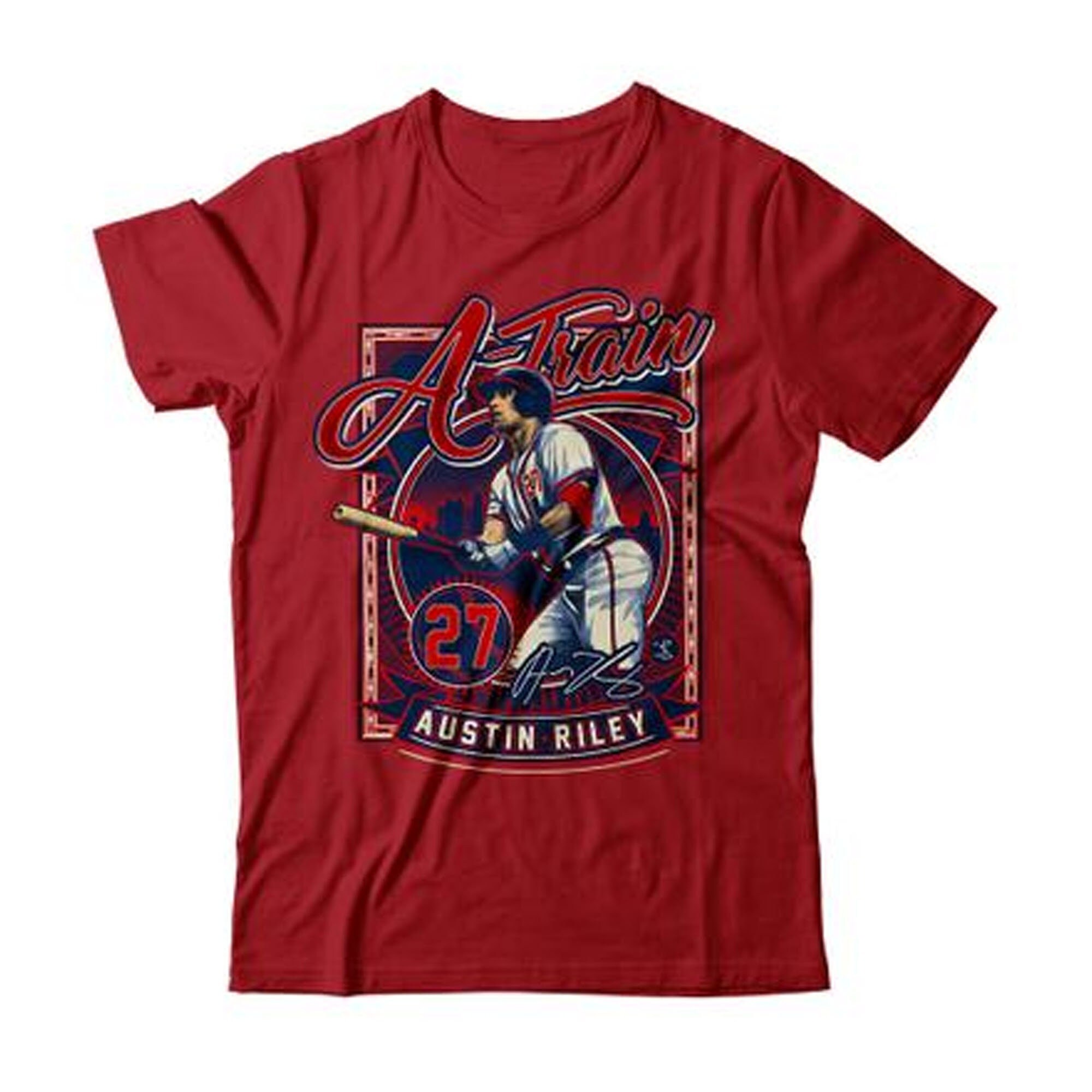 Atlanta Braves Baseball New Austin Riley 27 Singnature Unisex T-Shirt Atlanta Braves Baseball New Austin Riley 27 Singnature Unisex T-Shirt