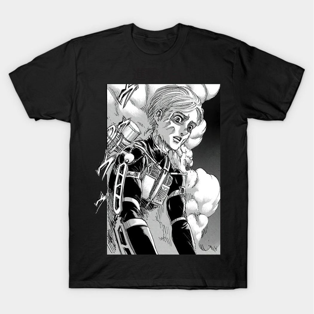 Attack on titan Armin Season 4 Black Color Unisex T-shirt Attack on titan Armin Season 4 Black Color Unisex T-shirt