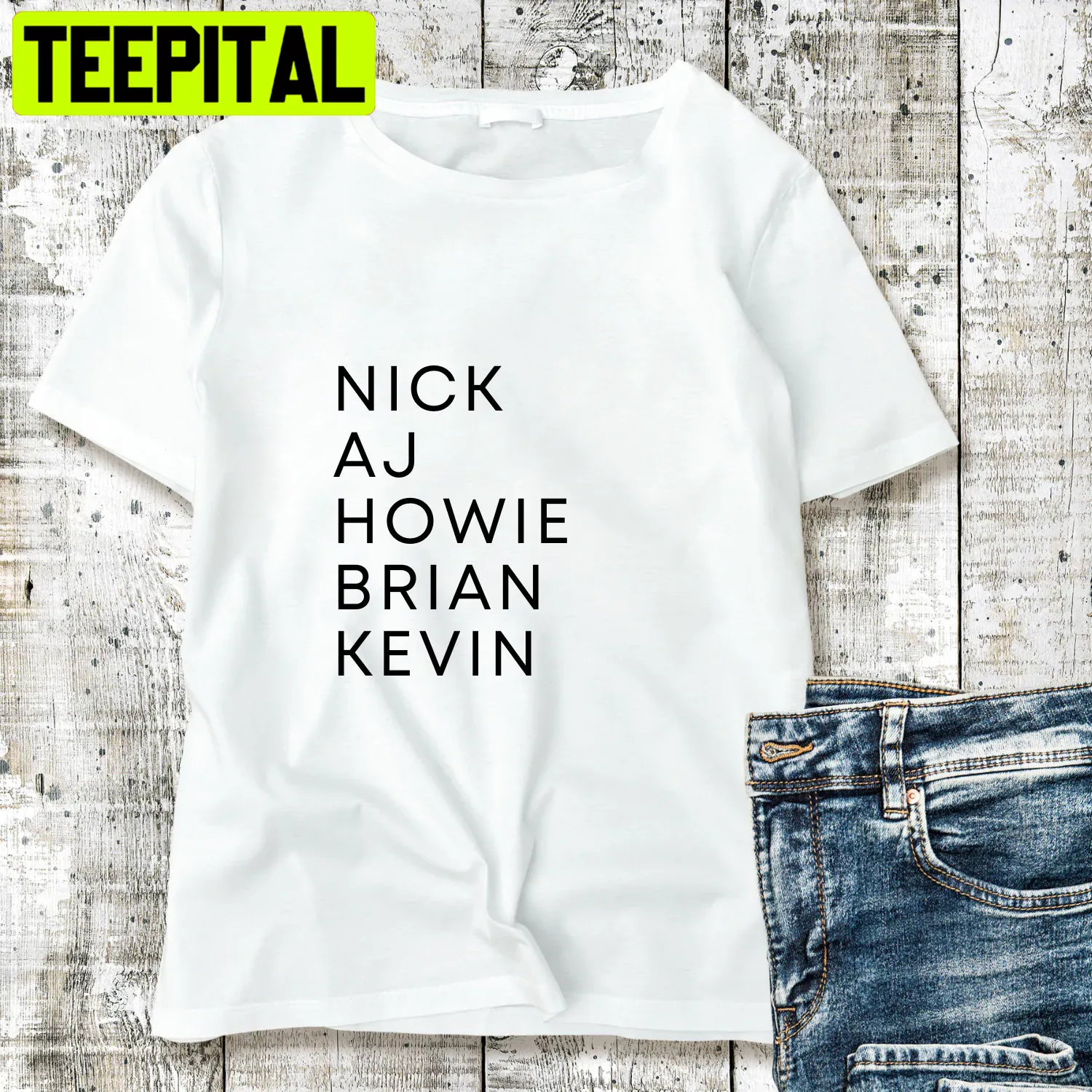 Backstreet Boys Members Black Art Unisex Shirt Backstreet Boys Members Black Art Unisex Shirt