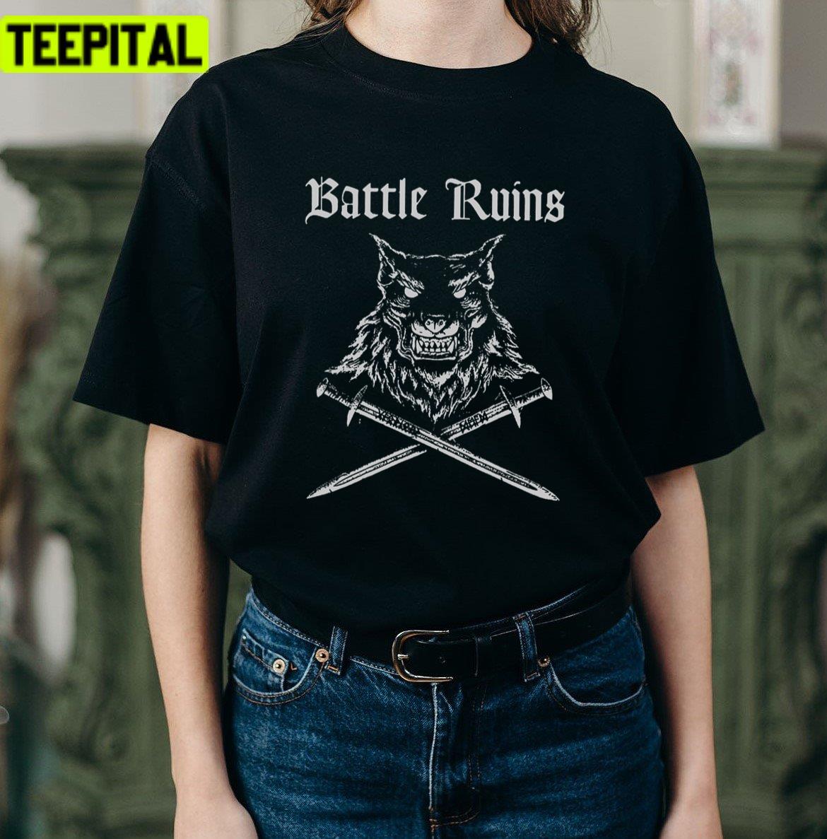 Battle Ruins Punk Oi! Premium The Varukers Unisex T-Shirt Battle Ruins Punk Oi! Premium The Varukers Unisex T-Shirt