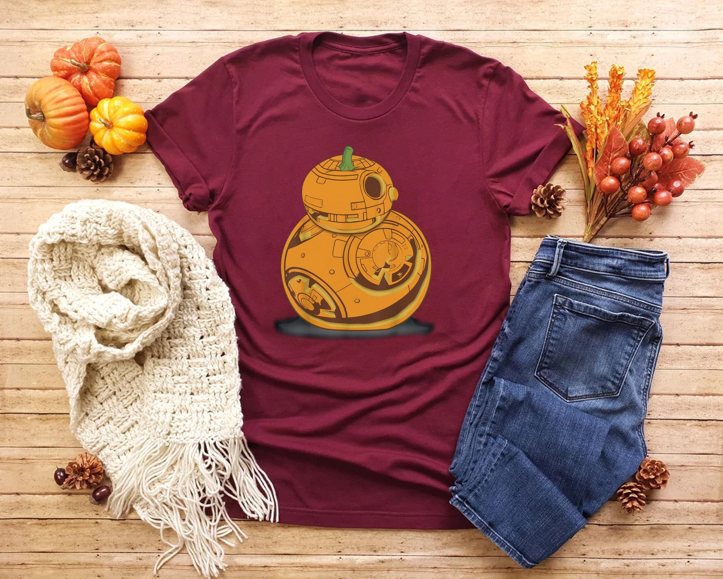 Bb 8 Pumpkin Carving Halloween Disney And Pixar Star Wars Unisex T-Shirt Bb 8 Pumpkin Carving Halloween Disney And Pixar Star Wars Unisex T-Shirt