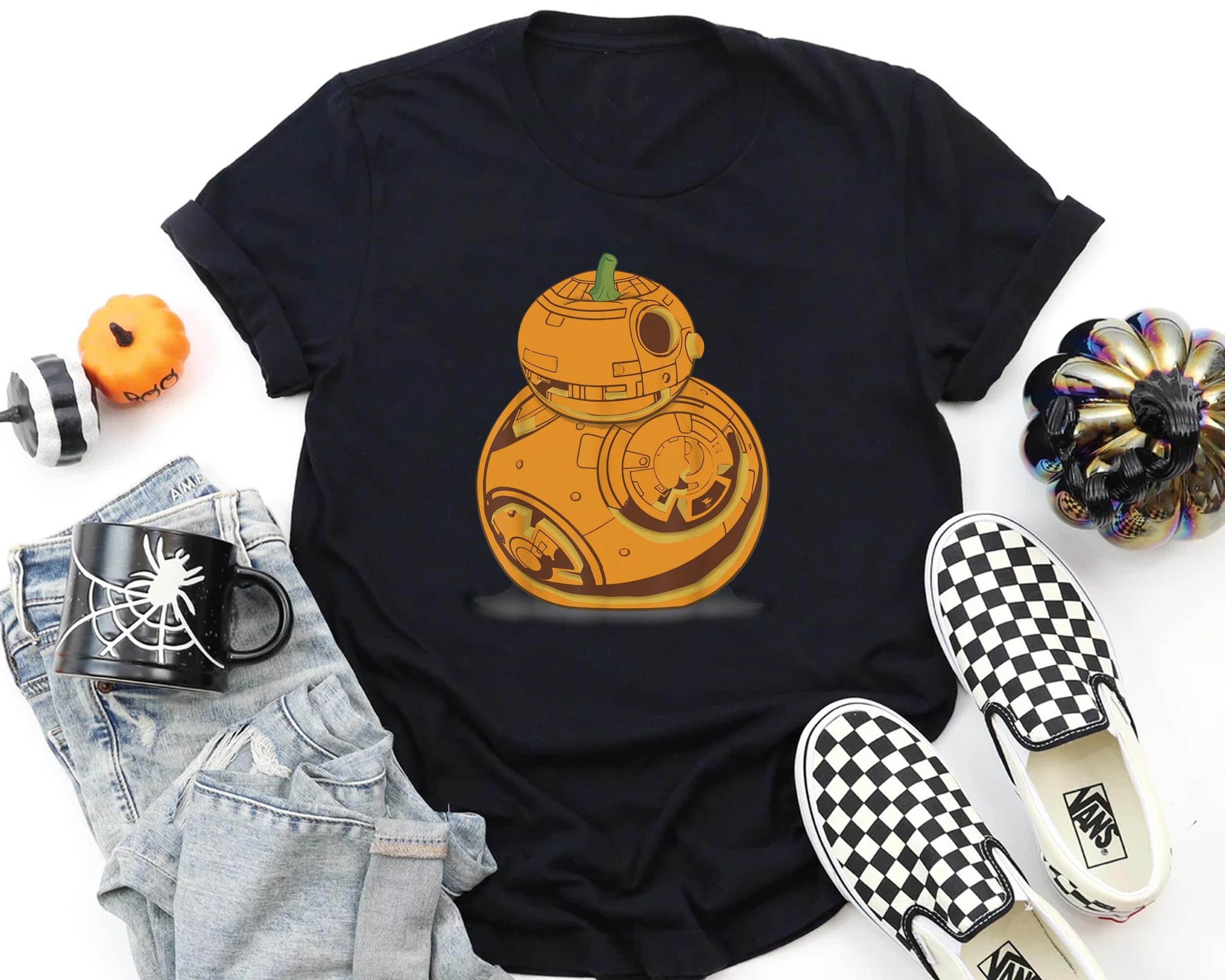 Bb 8 Pumpkin Carving Halloween Disney And Pixar Star Wars Unisex T-Shirt Bb 8 Pumpkin Carving Halloween Disney And Pixar Star Wars Unisex T-Shirt