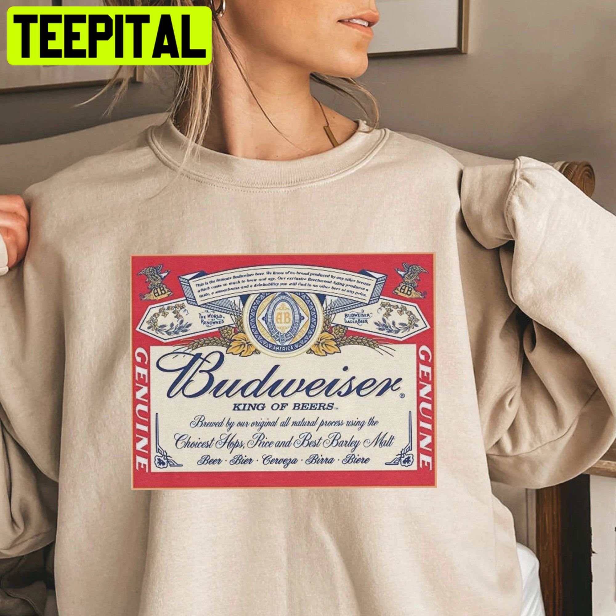 Beer Budweiser Miller Vintage Beer Unisex Shirt Beer Budweiser Miller Vintage Beer Unisex Shirt