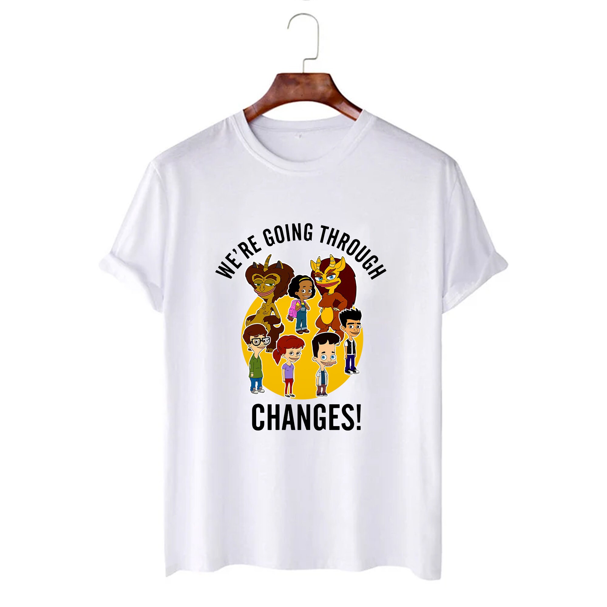 Big Mouth We Are Going Through Changes Unisex T-Shirt Big Mouth We Are Going Through Changes Unisex T-Shirt