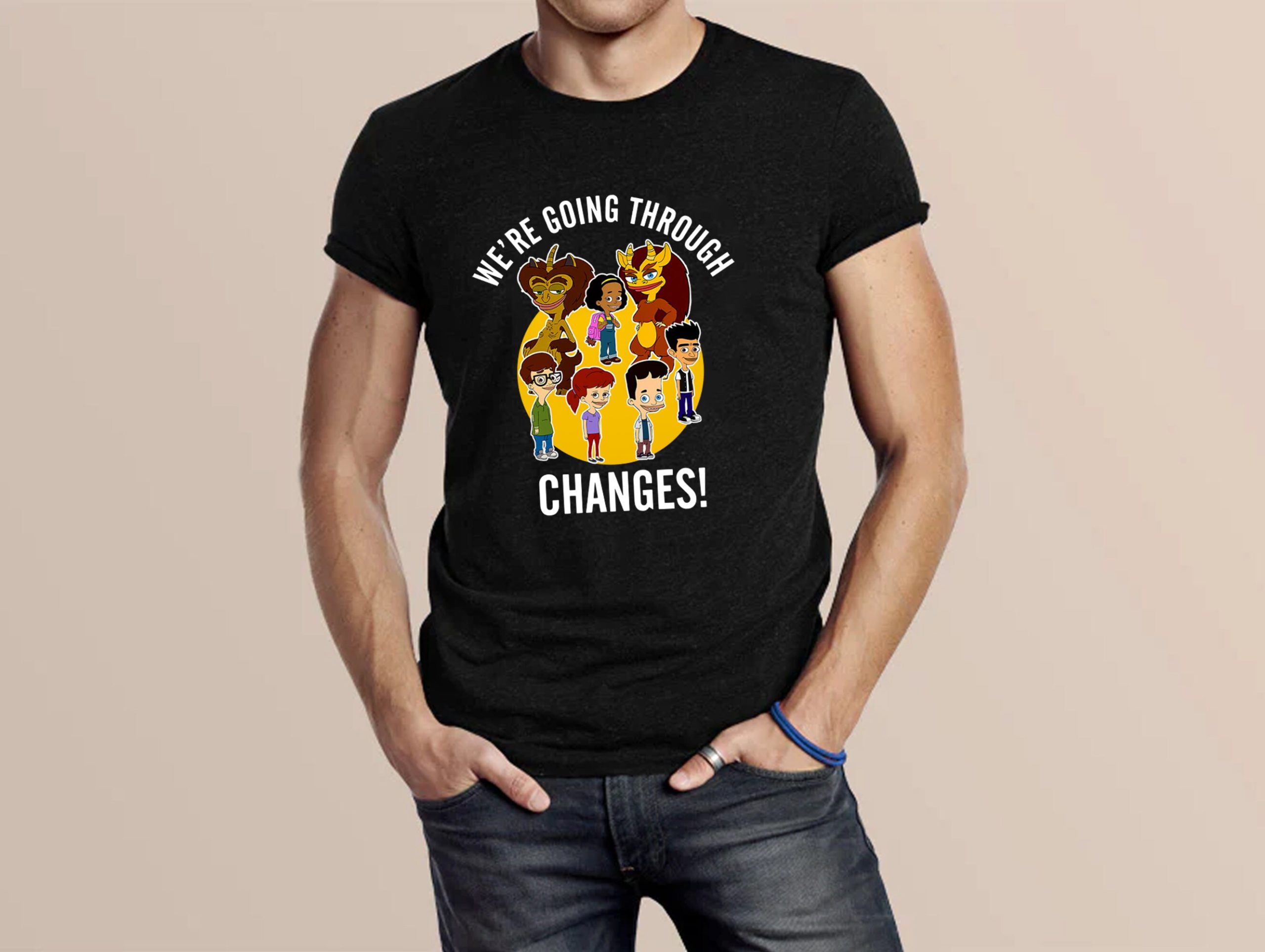 Big Mouth We Are Going Through Changes Unisex T-Shirt Big Mouth We Are Going Through Changes Unisex T-Shirt