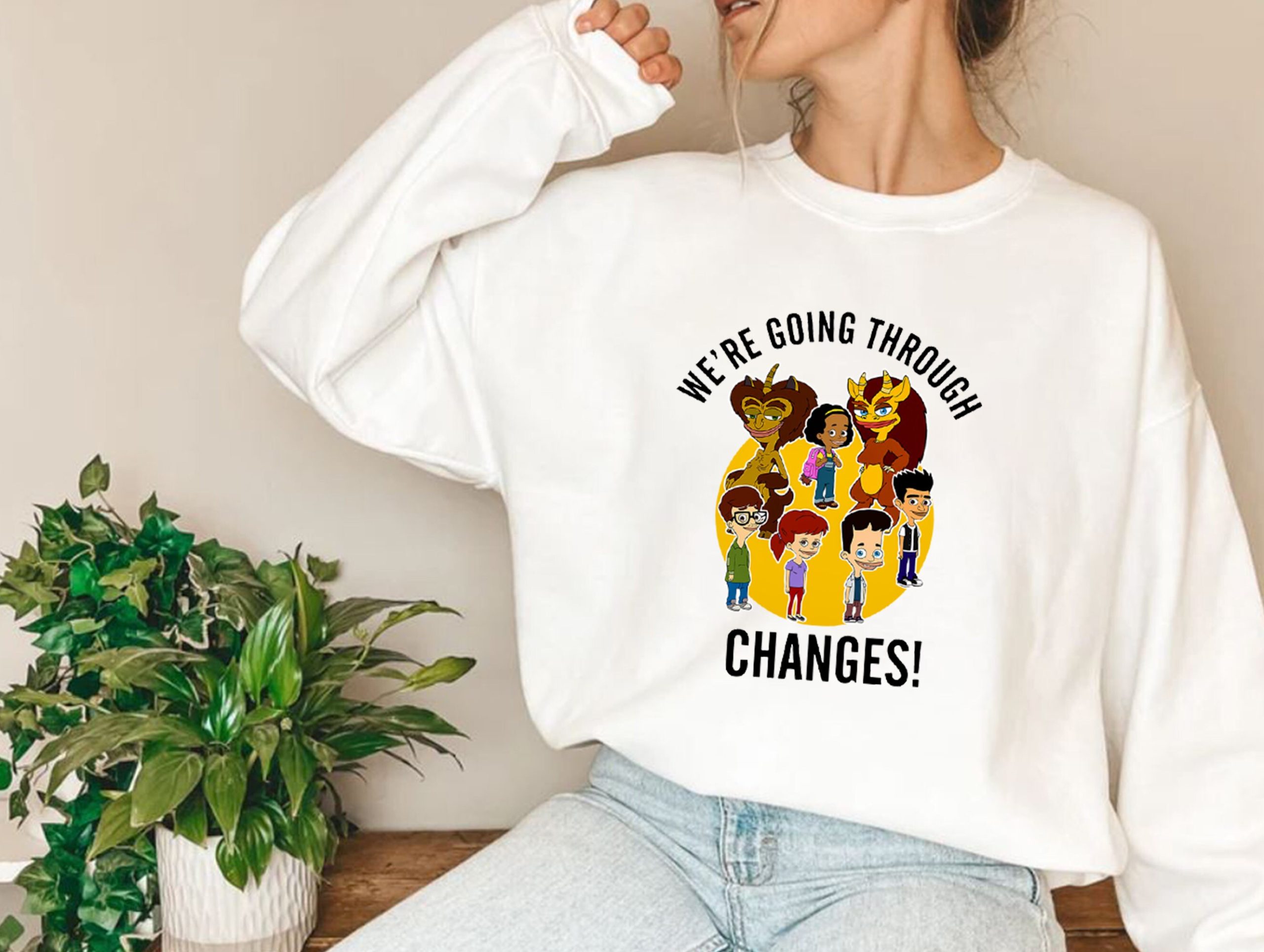 Big Mouth We Are Going Through Changes Unisex T-Shirt Big Mouth We Are Going Through Changes Unisex T-Shirt
