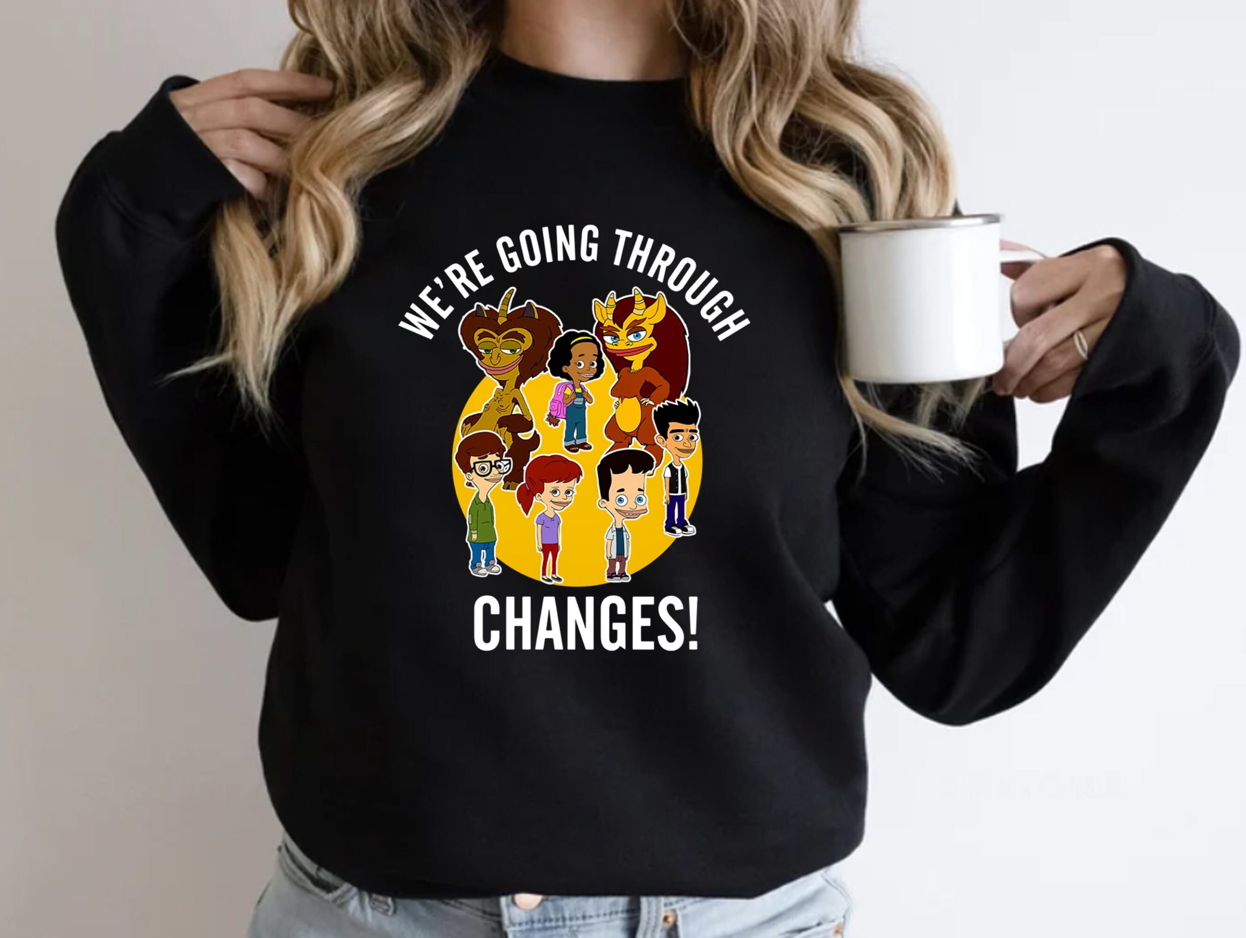 Big Mouth We Are Going Through Changes Unisex T-Shirt Big Mouth We Are Going Through Changes Unisex T-Shirt