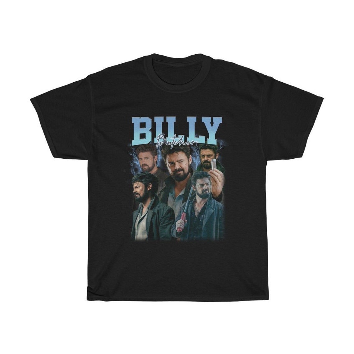 Billy Butcher Inspired 90s Bootleg Png Unisex T-Shirt Billy Butcher Inspired 90s Bootleg Png Unisex T-Shirt