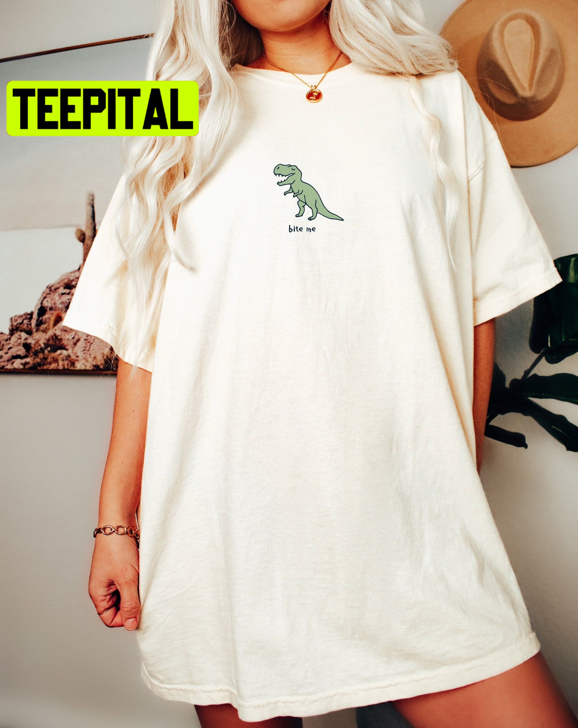 Bite Me Dinosaur Trending Unisex T-Shirt Bite Me Dinosaur Trending Unisex T-Shirt