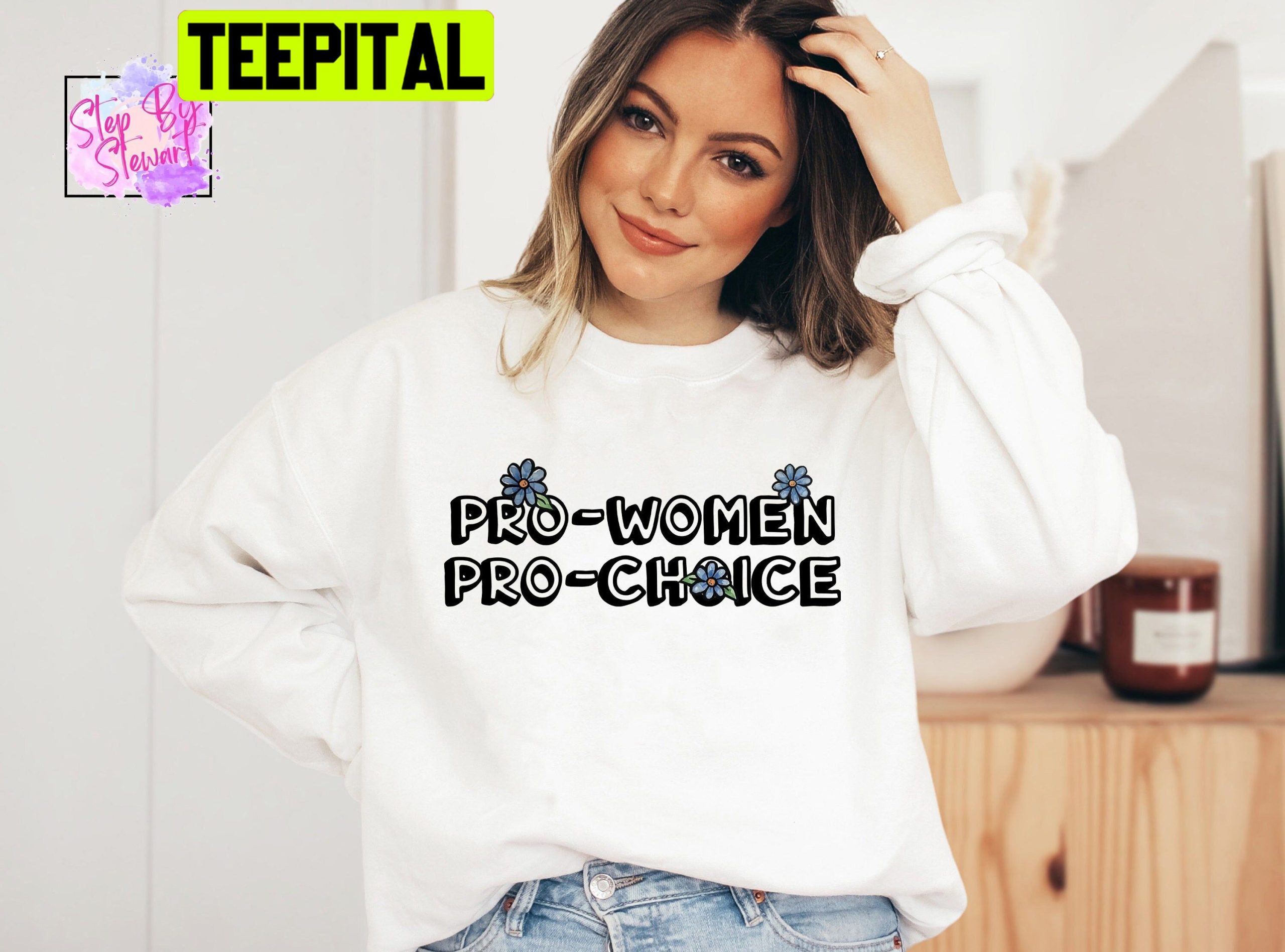 Black Art Pro-Women Pro-Choice Unisex Sweatshirt Black Art Pro-Women Pro-Choice Unisex Sweatshirt